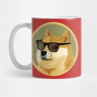 Doge Coin with Sunglasses Mug